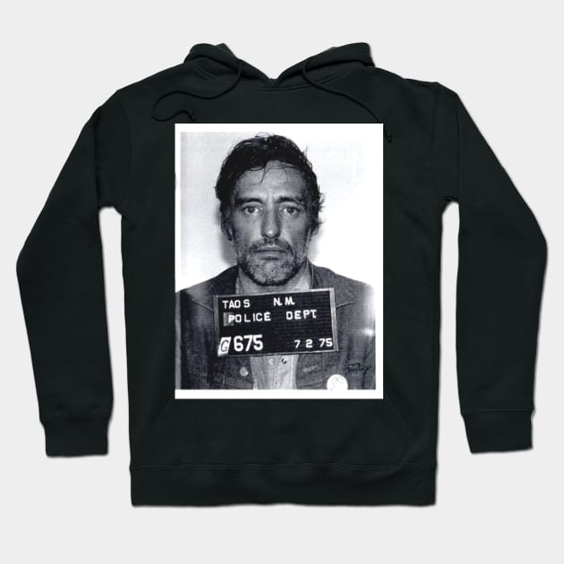 Dennis Hopper Mugshot Hoodie by DutchByBirth